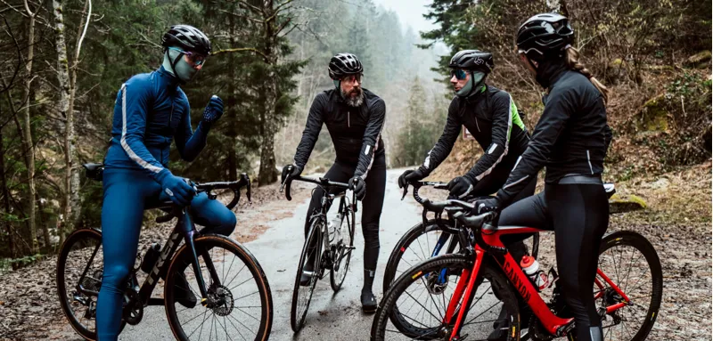 Q36.5 Dottore Termica Winter Cycling Jacket in NAVY-8